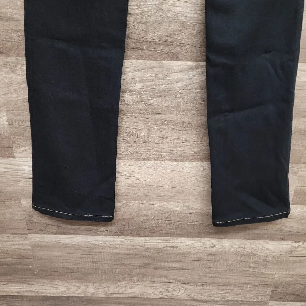 J Brand‎ Cigarette Mid Rise 814 Jeans Black Wsh Womens Size 29 Denim Straight